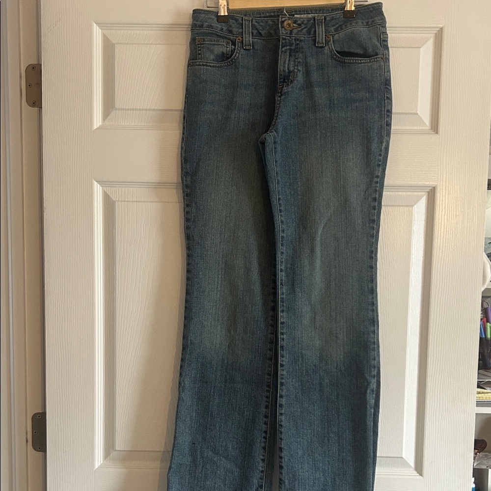 DKNY Women's Blue Wide-Leg Jeans
